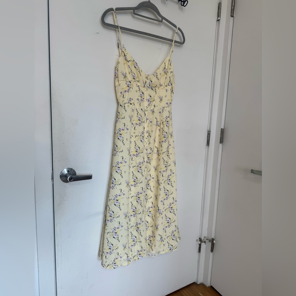 Floral Yellow Dress
